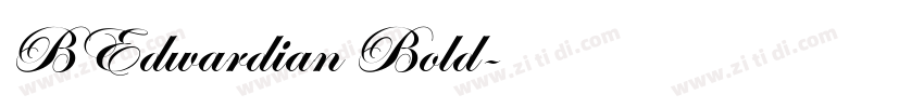 BEdwardian Bold字体转换 BEdwardian Bold字体转换